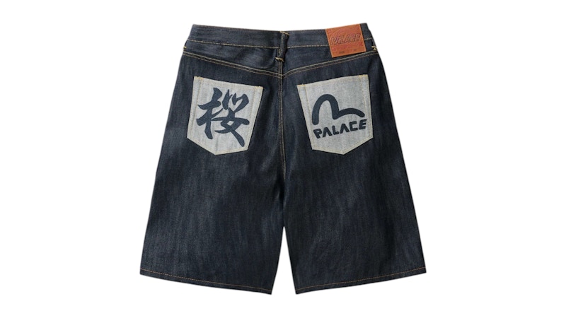 kaito71希少 PALACE EVISU コラボ ダークデニム Palace x Evisu Long Denim Short Indigo メンズ - SS26 - JP