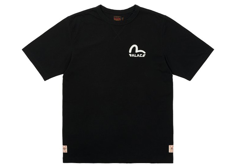 Palace x Evisu Seagull T-shirt Black Men's - FW21 - US