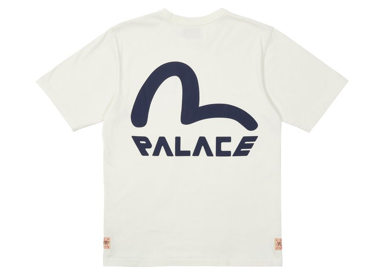 Palace x Evisu Seagull T-shirt Egret