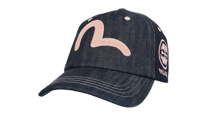 Palace x Evisu Snapback Indigo Men's - SS26 - US