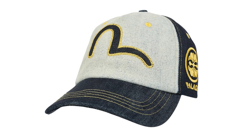 Palace x Evisu Snapback Reverse Indigo Men's - SS26 - GB