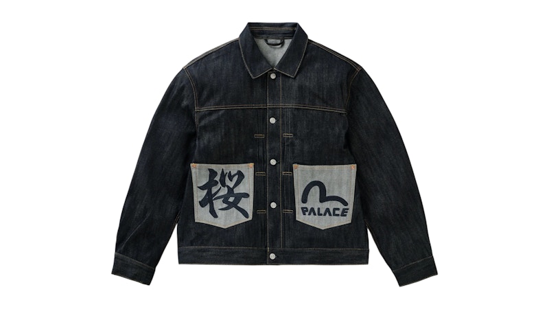 Palace x Evisu Type 2 Denim Jacket Indigo Men's - SS26 - US