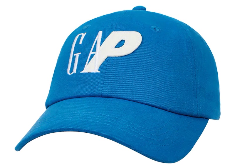 コットン100％PALACE GAP 6-PANEL BLUE