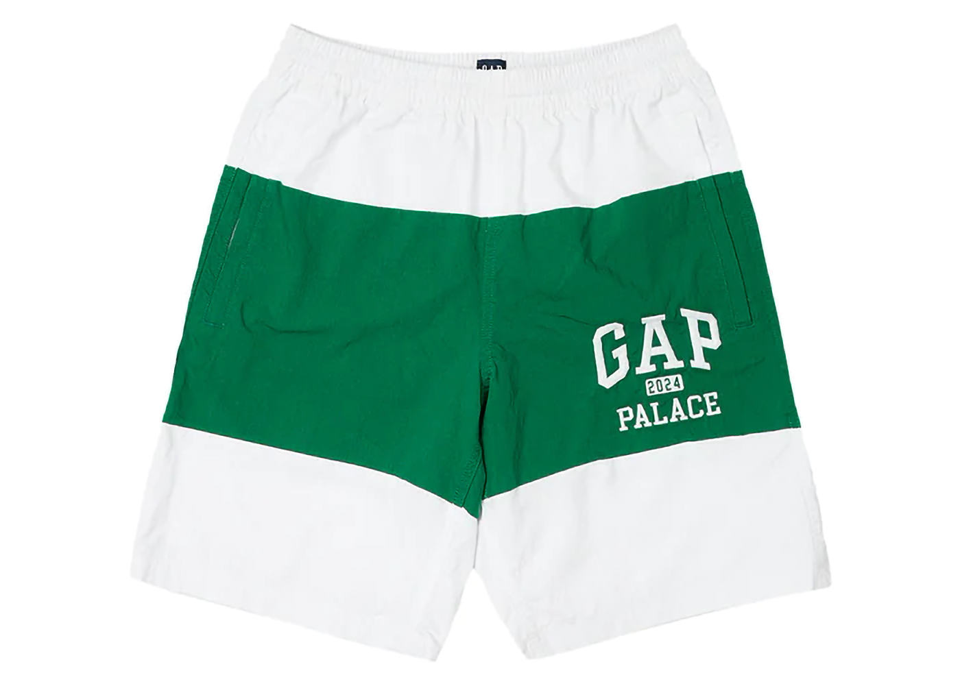 Palace x Gap Windbreaker White/Green Men's - SS24 - US