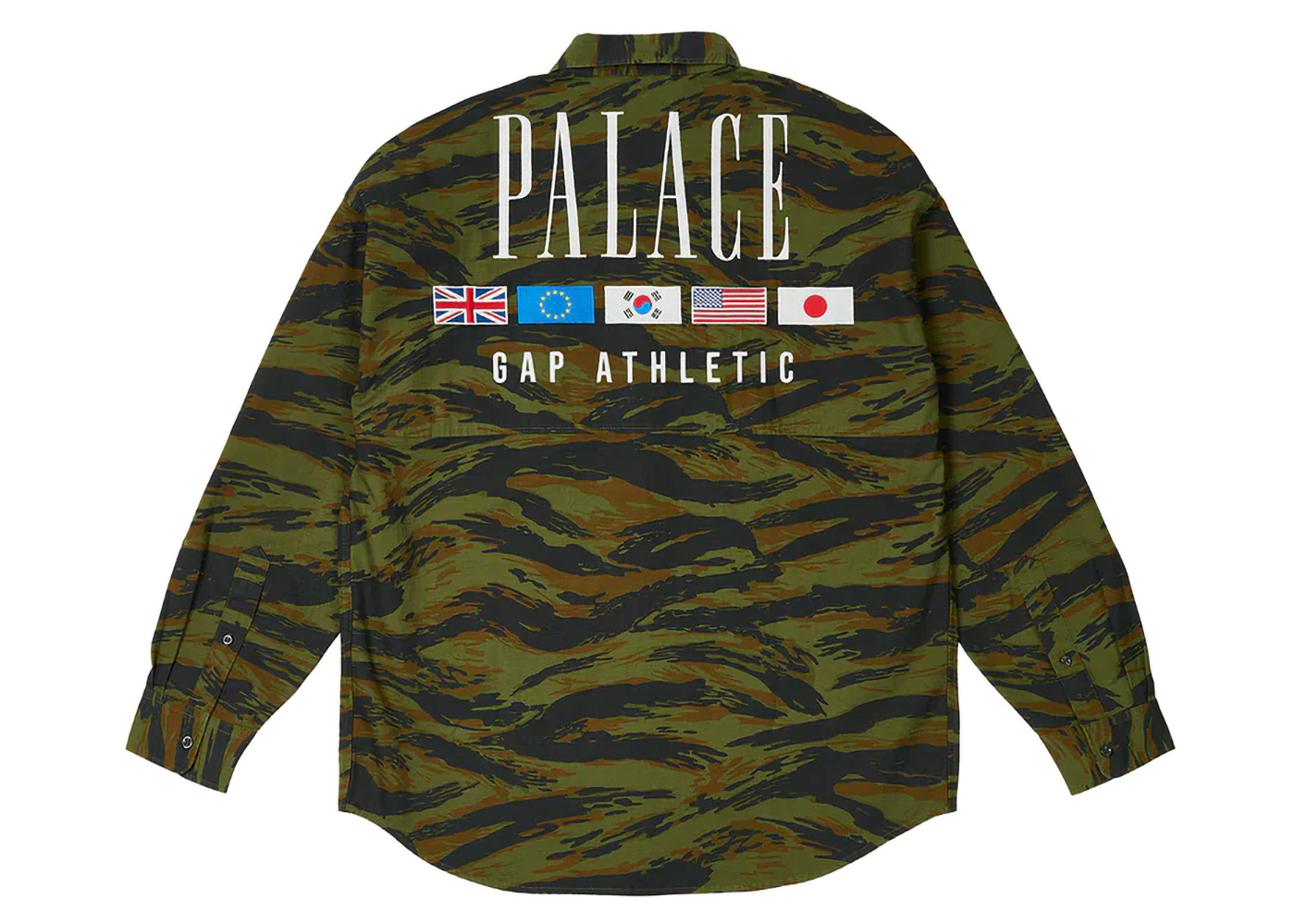 Palace x Gap Drop Shoulder Oxford Shirt Camo Men's - SS24 - US