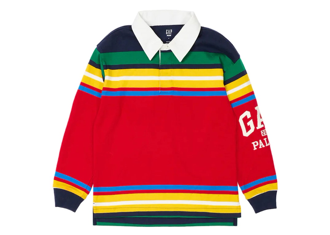 Pre-owned Palace X Gap Kids Rugby Shirt Multi