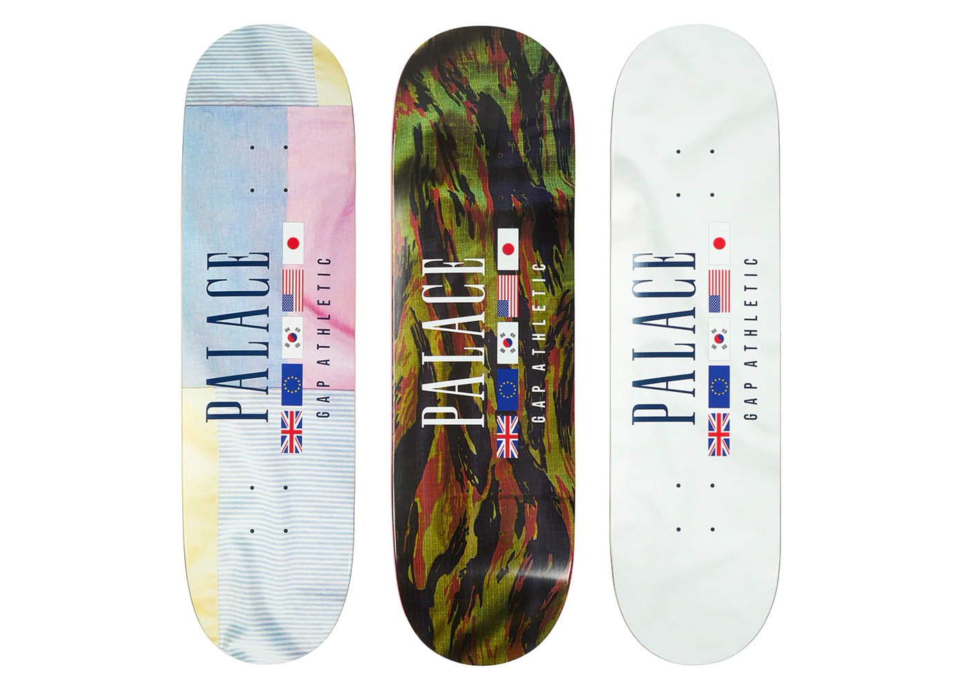 Palace x Gap Skateboard Deck Set Multicolor - SS24 - JP