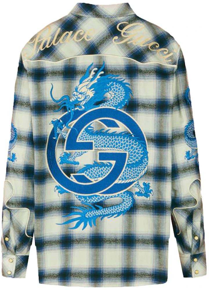 Gucci Gucci NY Yankees Embroidered Shirt