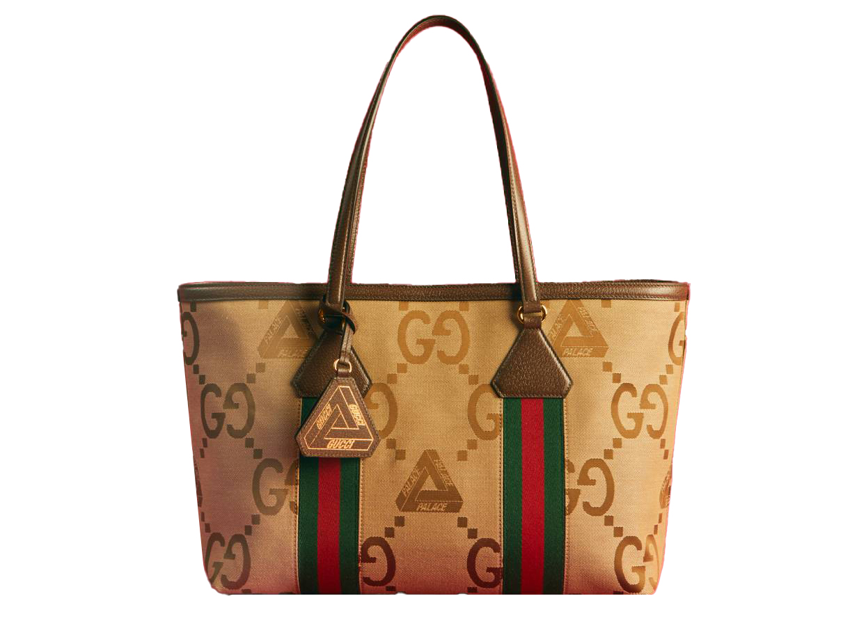 Gucci Ophidia Jumbo GG Medium Tote Camel/Light Pink in Canvas with  Gold-tone - US