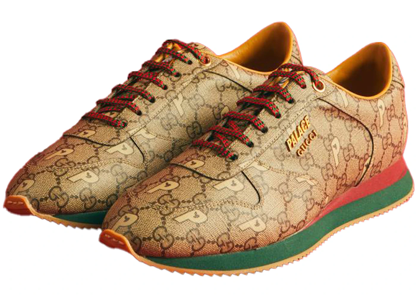Palace x Gucci GG-P Supreme Sneaker Beige 727939 FAA0L 9765 US