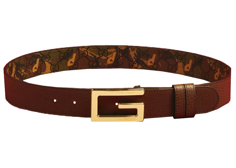 Gucci square store g belt