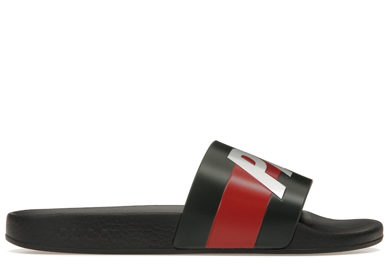 Gucci web slide discount sandals