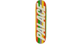 Palace x Gucci Multicolor Skateboard Deck Multicolor Stripes