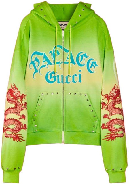 Palace Gucci Graphic Print Turtleneck Sweatshirt - Brown Sweatshirts &  Hoodies, Clothing - WPAXI20010