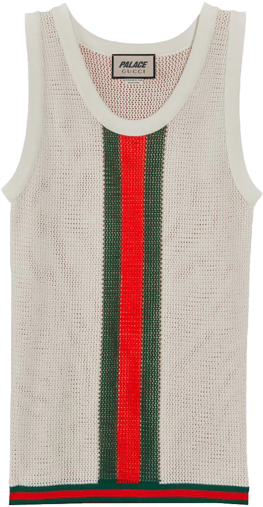 Palace x Gucci Wool Knit Strawberry With Studs And Crochet Detail Hoodie  Red - FW22 - US