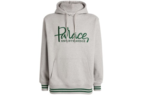 Felpa con cappuccio Palace x Harrods Logo ricamato grigio Uomo