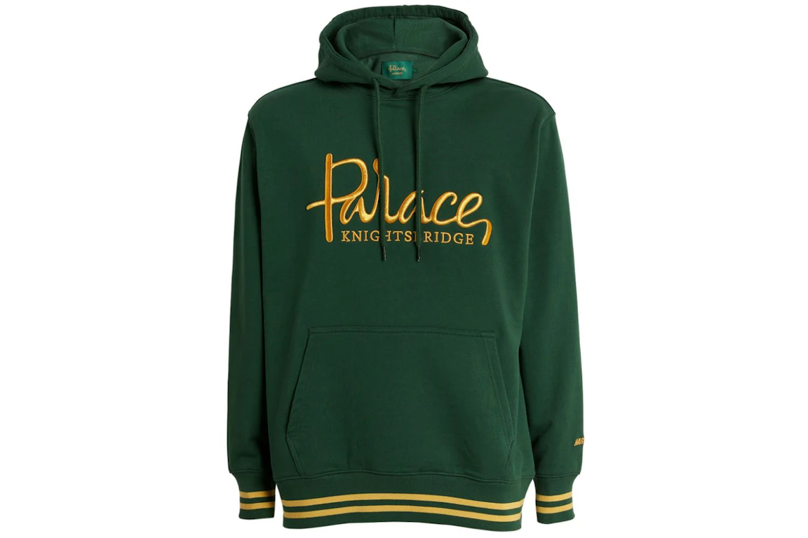 Palace x Harrods Embroidered Logo Hoodie Green