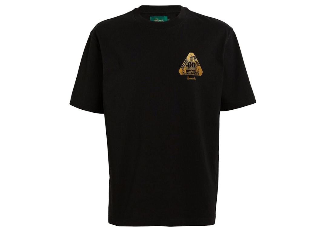 Pre-owned Palace X Harrods Logo T-shirt Black