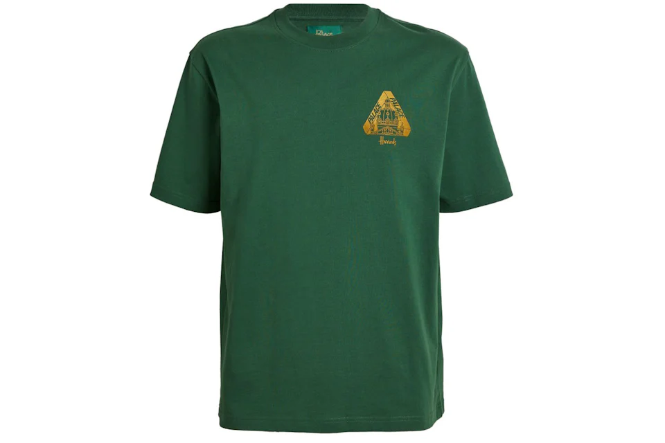 Palace x Harrods Logo T-shirt Green Men's - FW21 - US