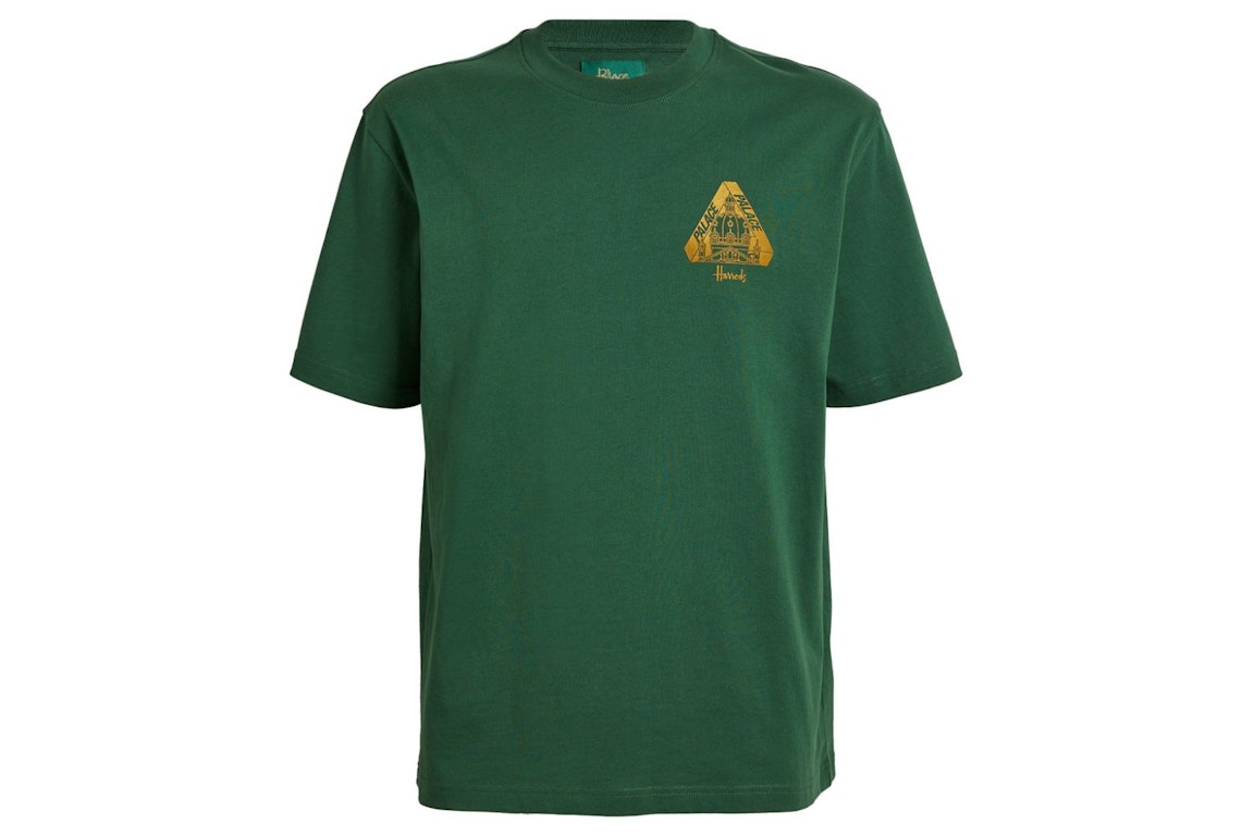 Pre-owned Palace X Harrods Logo T-shirt Green