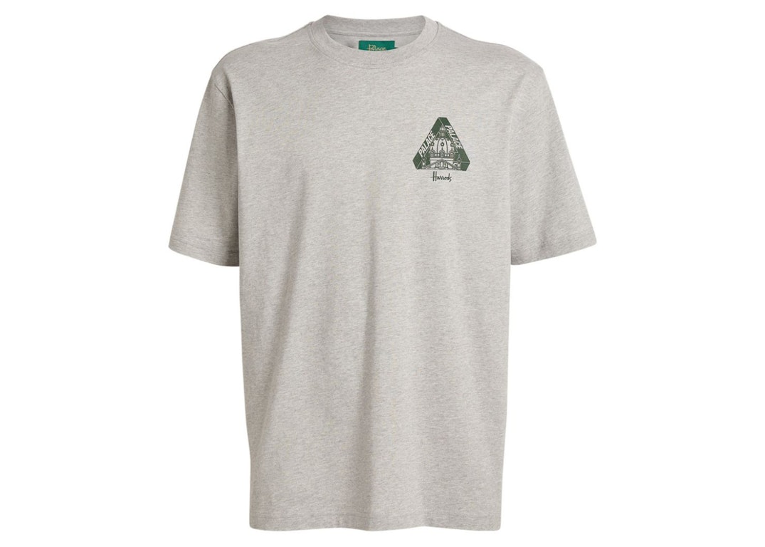Pre-owned Palace X Harrods Logo T-shirt Grey