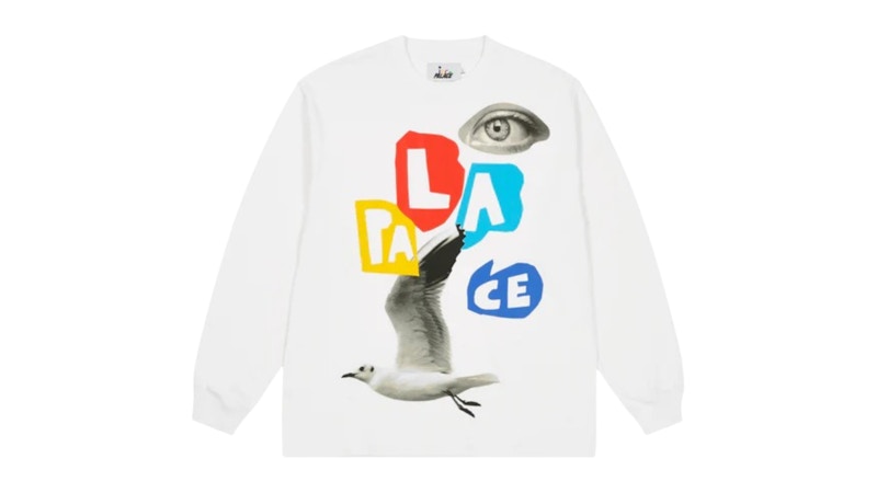 25summer PALACE JCC+ T-Shirt white L 白 Palace x JCC+ Longsleeve White Men's - SS25 - US