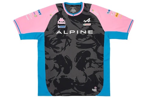 Palace x Kappa For Alpine Driver Jersey Night Desert Camo Men's