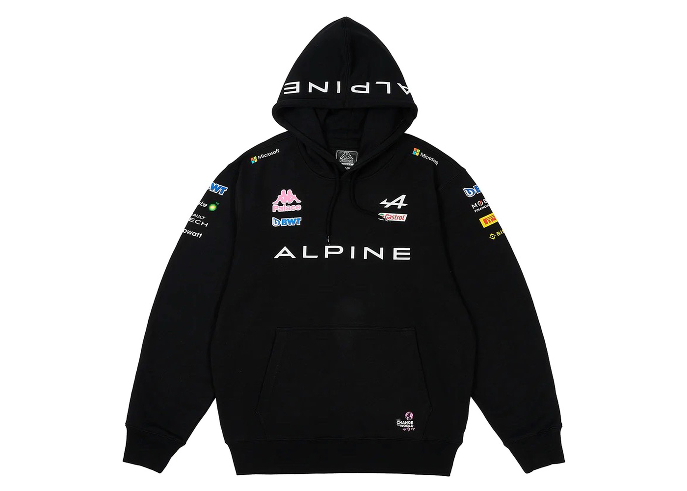 Palace x Kappa For Alpine Hood Black