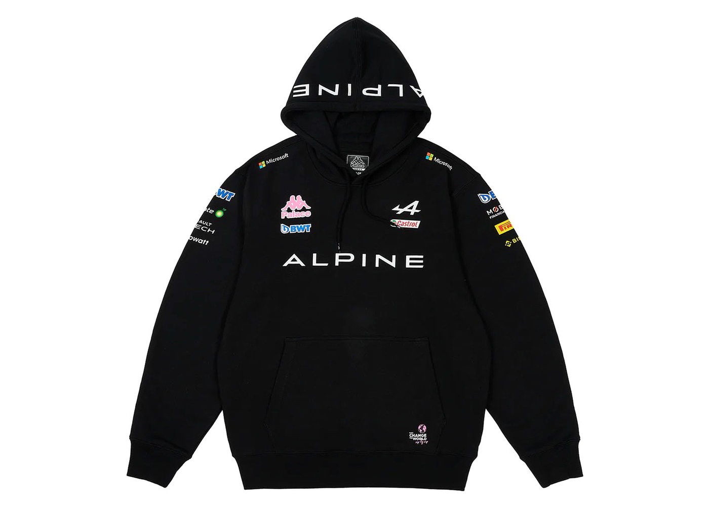 Palace x Kappa For Alpine Hood Black Men's - FW23 - US