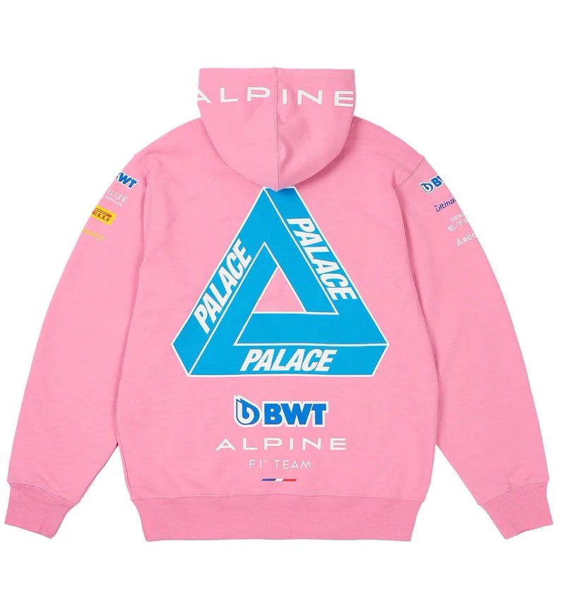 Palace x Kappa For Alpine Hood Pink Men's FW23 US