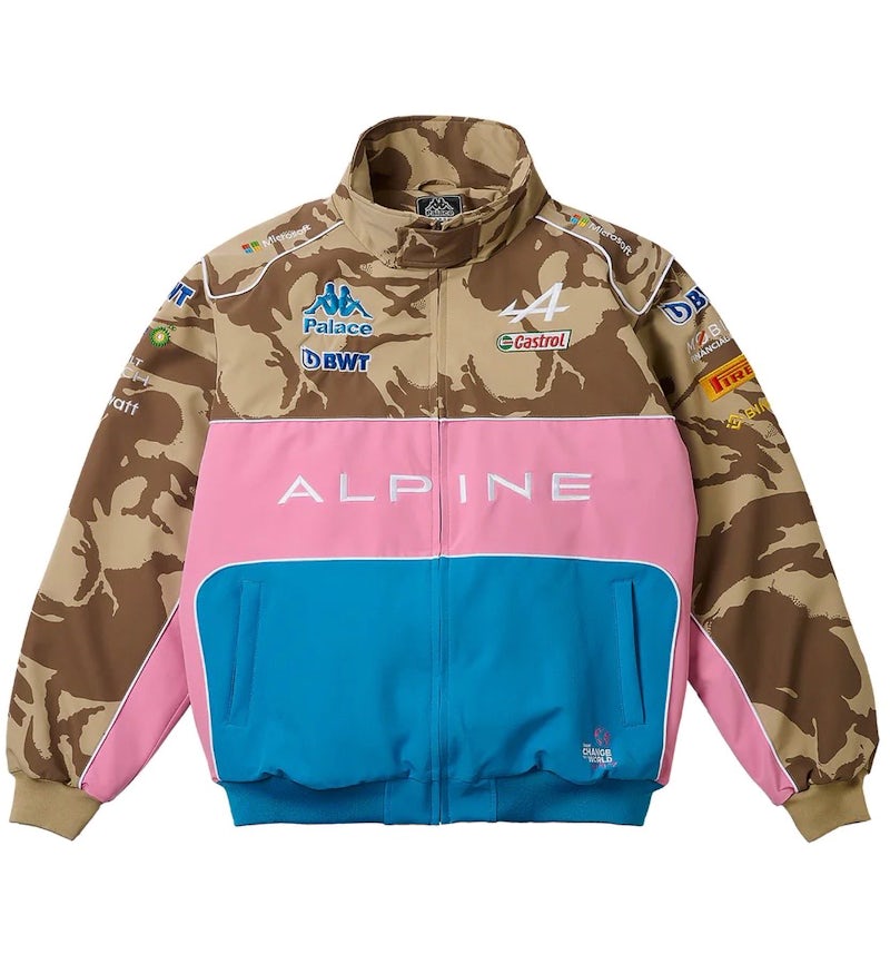 Palace x Kappa For Alpine Pit Jacket Desert Camo Men's FW23 US