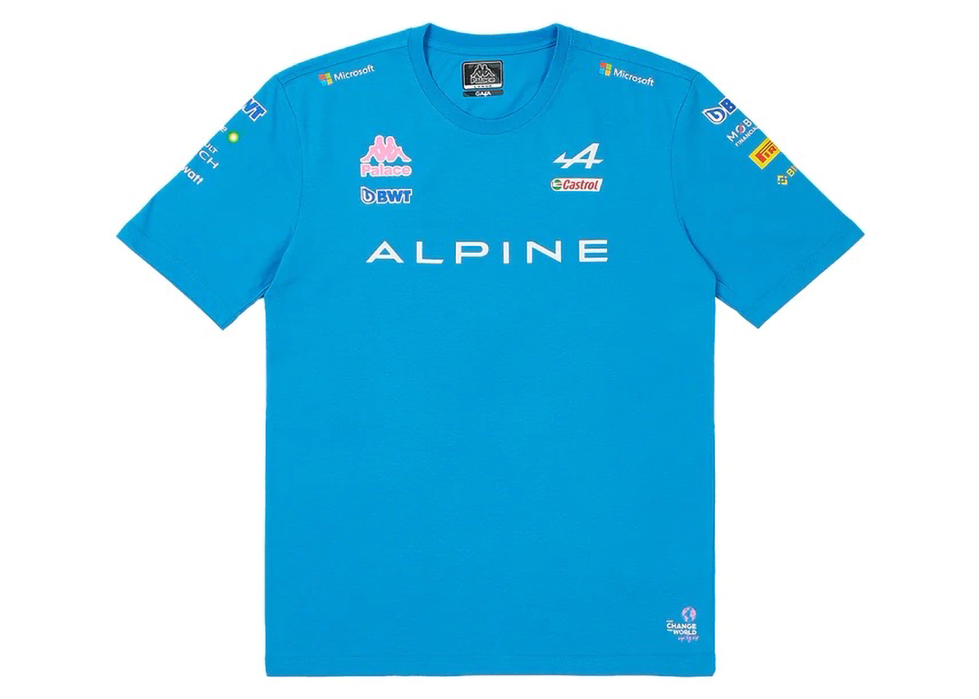 Palace x Kappa For Alpine T-shirt Blue