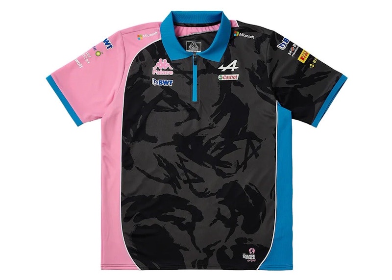 Palace x Kappa For Alpine Tech Polo Night Desert Camo Men s FW23 US