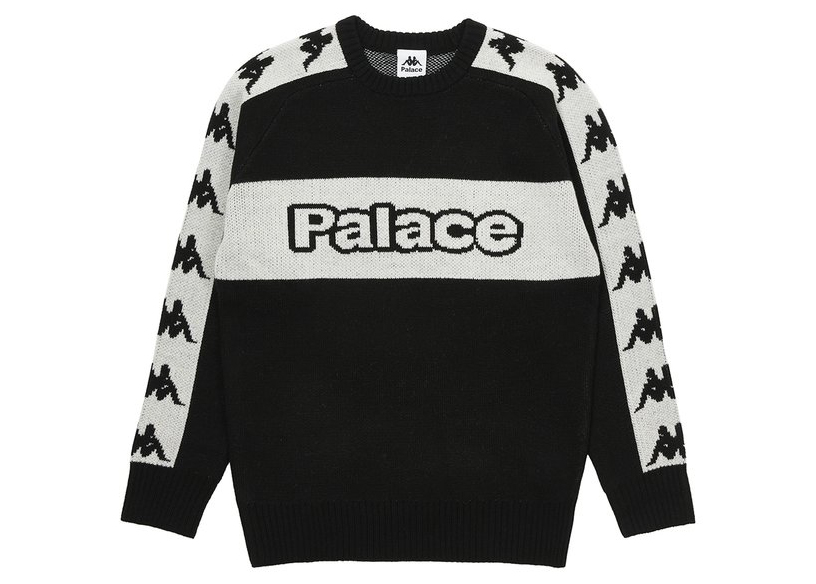 Palace x Kappa Knit Black | hartwellspremium.com