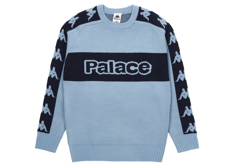 Palace x Kappa Knit Blue Men's - FW21 - US