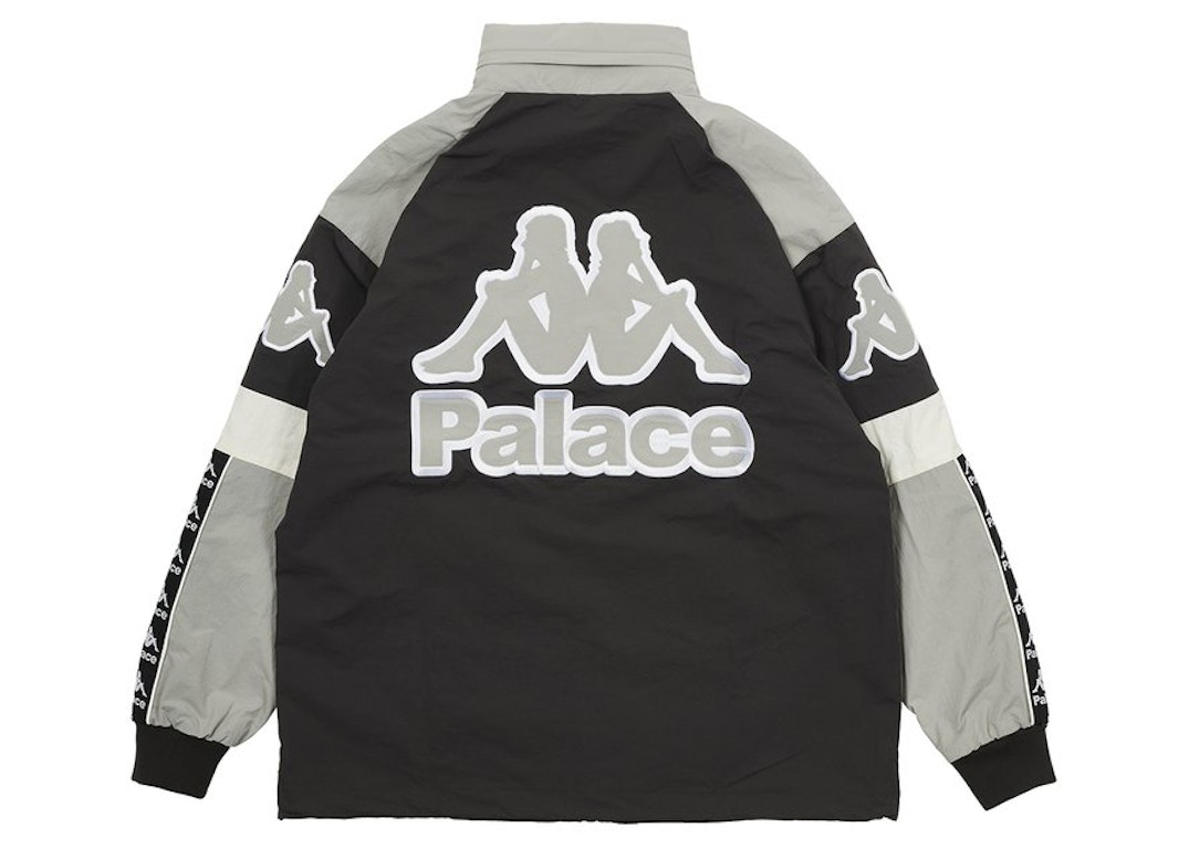 Pre-owned Palace X Kappa Warm Up Jacket Black
