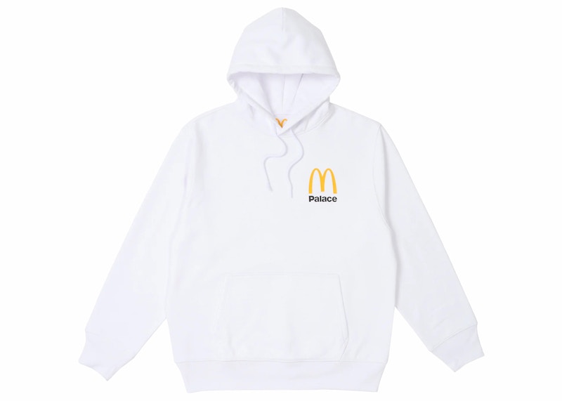 Palace x McDonald's Logo Hood White Men's - FW23 - US