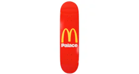 Palace x McDonald's Logo Skateboard Deck Red