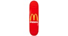 Palace x McDonald's Logo Skateboard Deck Red