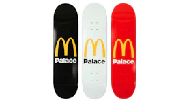 Palace x McDonald's Logo Skateboard Deck Set Multicolor