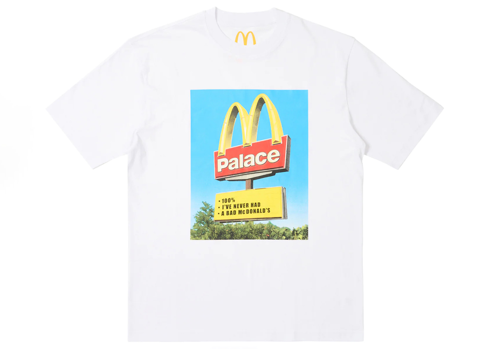 Palace x McDonald's Sign T-shirt White メンズ - FW23 - JP
