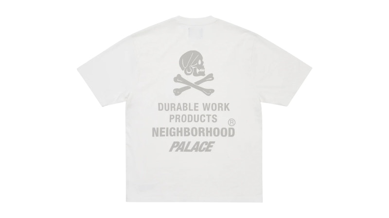 Palace x Neighborhood Pocket T-Shirt White Men's - FW25 - US