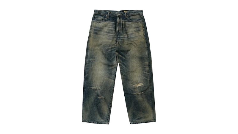 パンツ SAVAGE DENIM DP BASIC PANTS Neighborhood Neighborhood Savage Denim DP Basic Pants Black Men's - SS23 - US