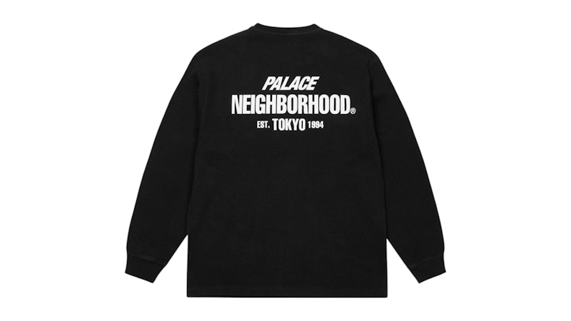 Palace x Neighborhood Waffle Jersey Black Men's - FW25 - US