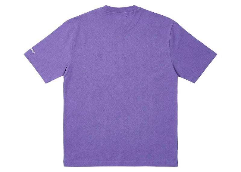 Palace x New Balance Logo T-Shirt Purple