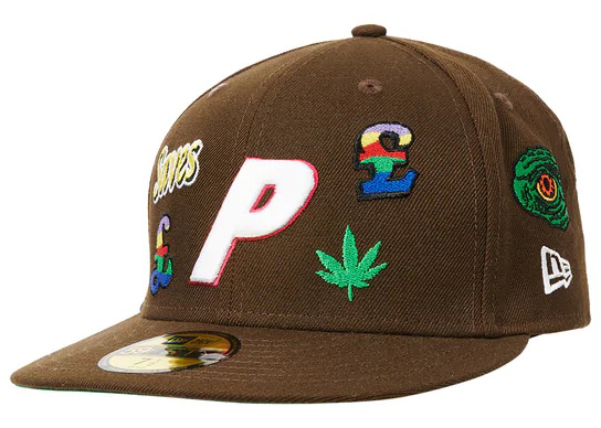 Palace x New Era Jesus 59Fifty Fitted Hat Brown - FW22 - US