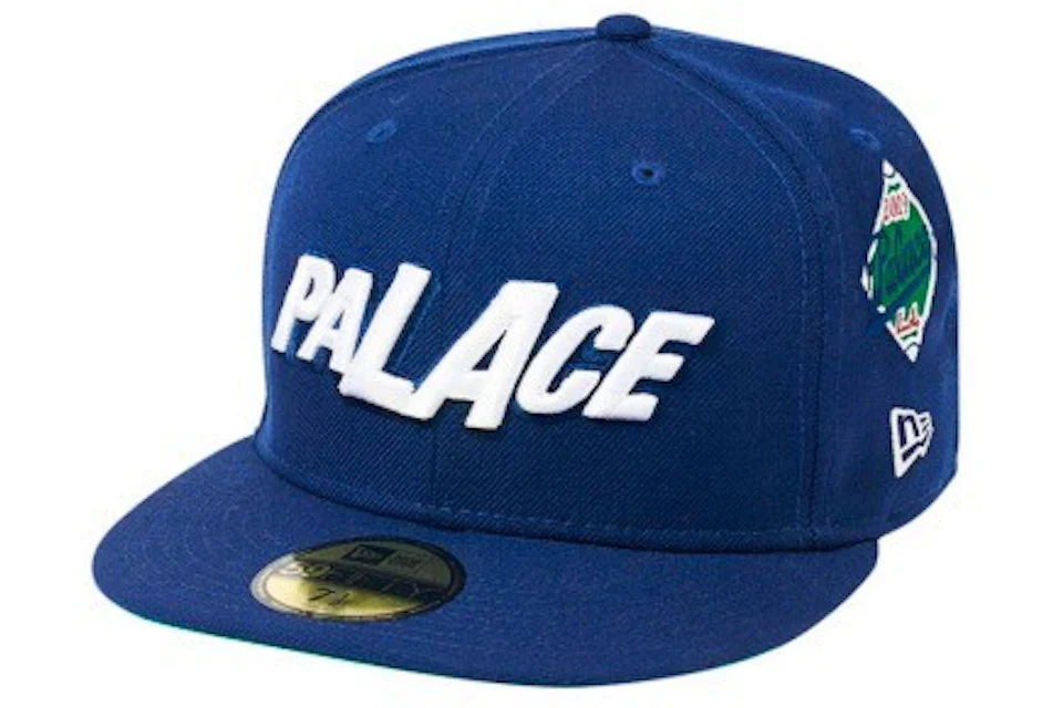 Palace x New Era LA Fitted Hat Blue