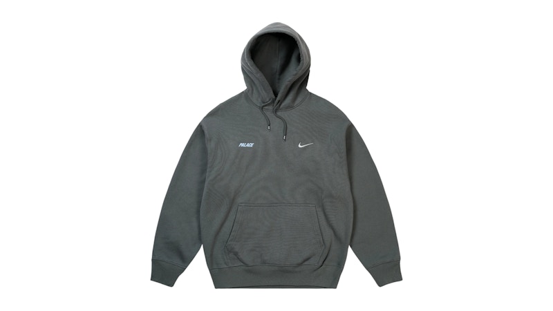 Palace x Nike Font Swoosh Hoodie Charcoal Men's - SS26 - US