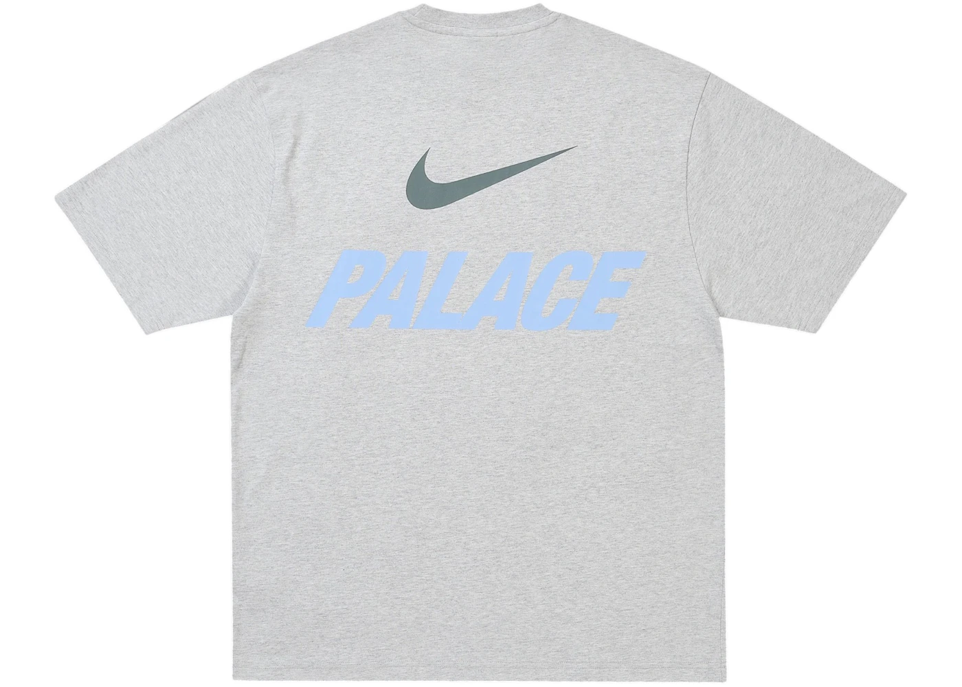 Palace x Nike Font Swoosh T-shirt Grey Marl