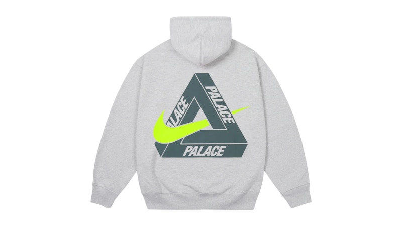 Palace x Nike Tri Swoosh Hood Grey Marl Men's - FW25 - US